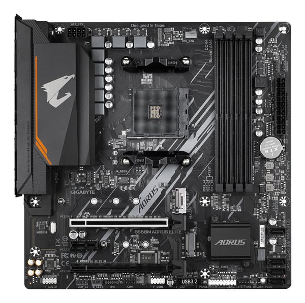 GIGABYTE B550M AORUS ELITE moderkort B550 AM4 micro ATX DDR4