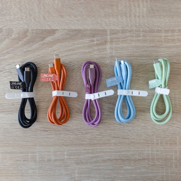 InLine 35892O, 2 m, USB C, USB C, USB 2.0, 0,48 Gbit/s, Orange