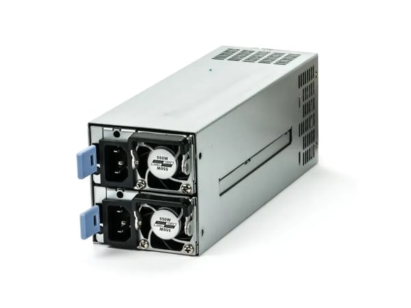 FANTEC NT-MR550W 2x550W EPS Mini Redundant Full Range 24+8+4pin High Availability 24x7 Hot Swap 2xPower Input (2164)