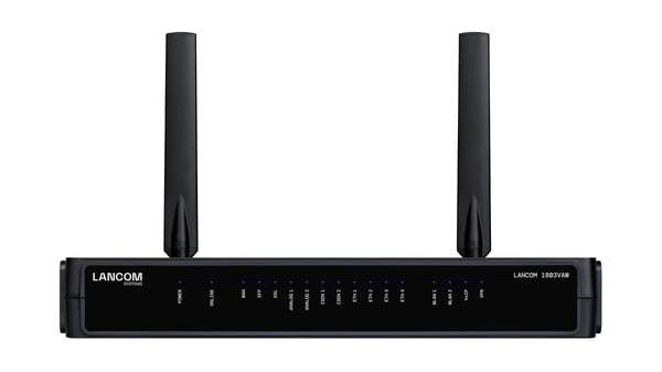Lancom SD-WAN VoIP Gateway mit VDSL2/ADSL2+-Modem Annex A/B/J/M 1x SFP/TP WAN-Eth - Yhdyskäytävä - IPSec