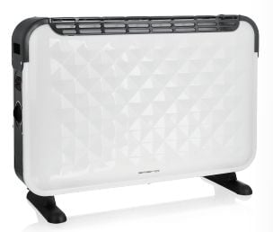 Emerio CH-106492.4, Sisätila, Lattia, musta, Valkoinen, Painikkeet, Rotaatio, 2000 W, Mekaaninen