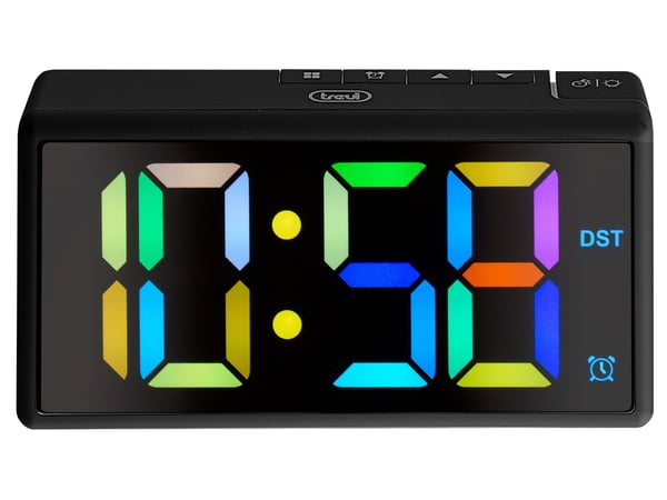 Trevi väckarklocka Trevi EC88600 RGB black