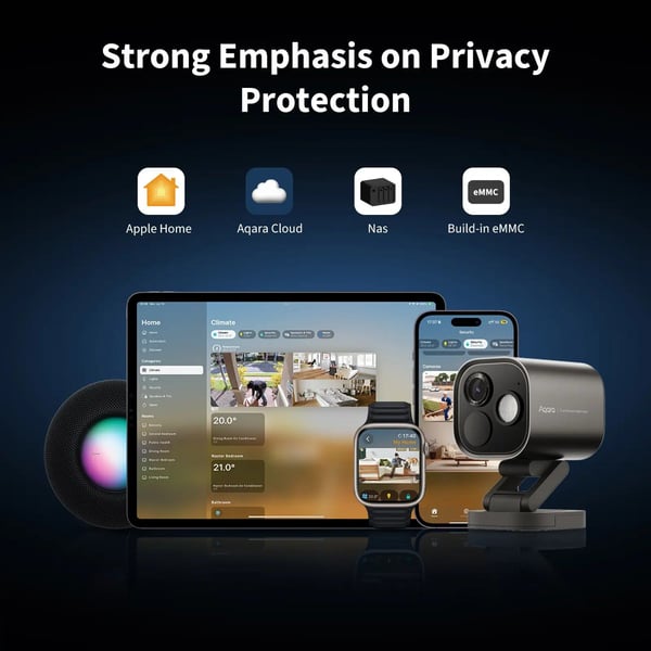 Aqara Camera Hub G5 Pro PoE, hvit, frakoblet
