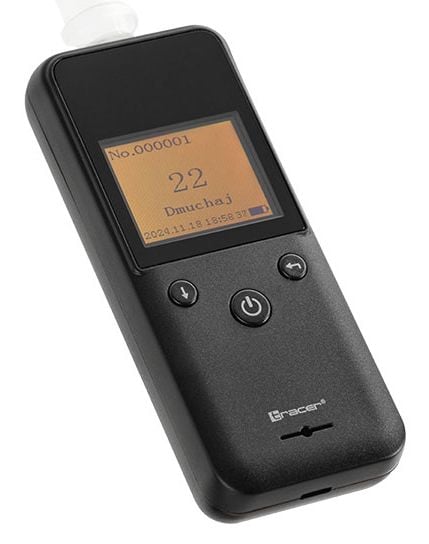 Tracer BreathEZ-2B, Svart, Platinum elektrokjemisk sensor, ‰, 0 - 500%, LCD, Polen