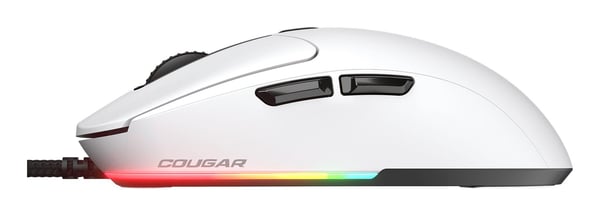 COUGAR CGR-WLMW-MINEO, Molempikätinen, Optinen, USB A-tyyppi, 6200 DPI, Valkoinen