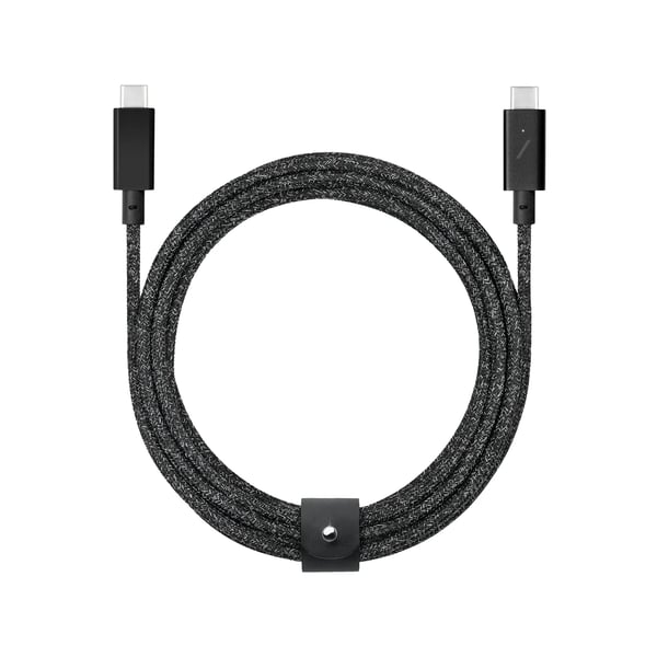 Native Union Belt, 2,4 m, USB C, USB C, USB 2.0, 0,48 Gbit/s, Svart