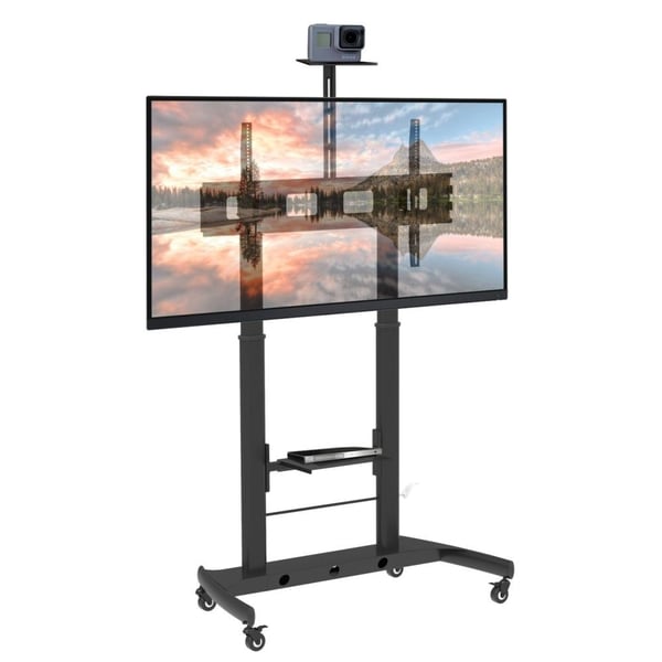 Techly ICA-TR45, Sort, 2 hyller, Sort, 120 kg, 7 kg, 2,79 m (110")