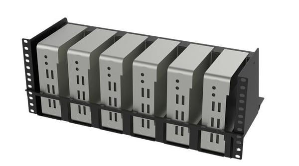 Lanview LVR-MINIPC-BRACK-4UBL, Hylly, Terästä, Musta, 3,9 kg