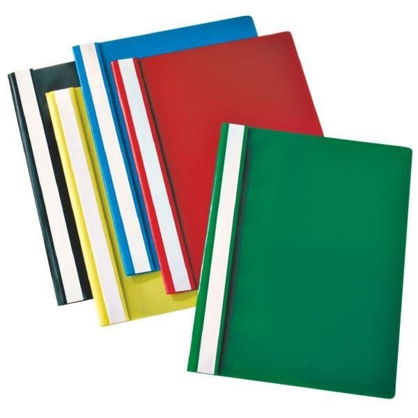 Esselte Vivida - Rapportfil - for A4 (210 x 297 mm) - kapasitet: 160 ark - livlig hvit (en pakke 25)