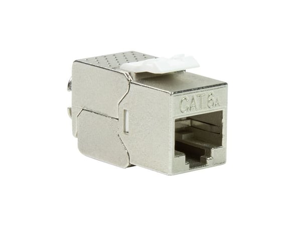 LogiLink NK4019, Flad, Sølv, RJ-45, RJ-45, RJ-45, Hunstik, Hunstik, Hunstik