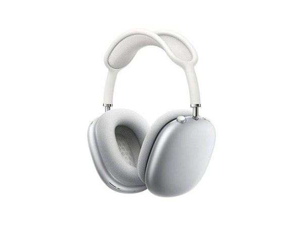 Apple AirPods Max - Hodetelefoner med mikrofon - full størrelse - Bluetooth - trådløs - aktiv støydemping - sølv