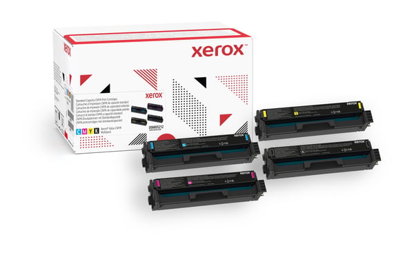 Xerox Value CMYK Multipack C230:lle ja C235:lle, (CMYK 1500 sivua), 1500 sivua, 1500 sivua, musta, Syaani, Magenta, Keltainen, 4 kpl
