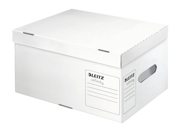 Leitz Infinity arkistointilaatikko FSC® A4, Kartonki, Valkoinen, A4, 430 g, 355 x 255 x 190 mm
