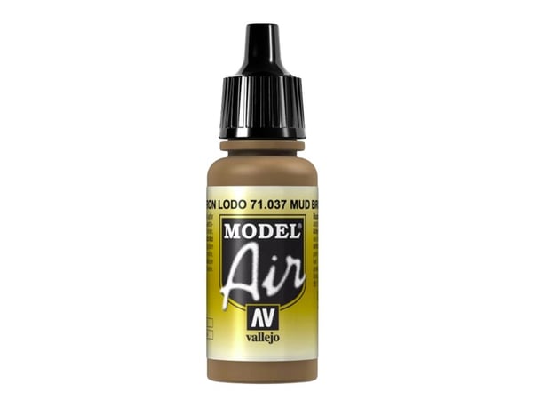 Vallejo 71.037, 17 ml, Ruskea, Matta, Pullo