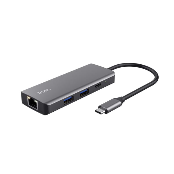 Trust Dalyx - Dokkingstasjon - for bærbar - USB-C - HDMI - 1GbE
