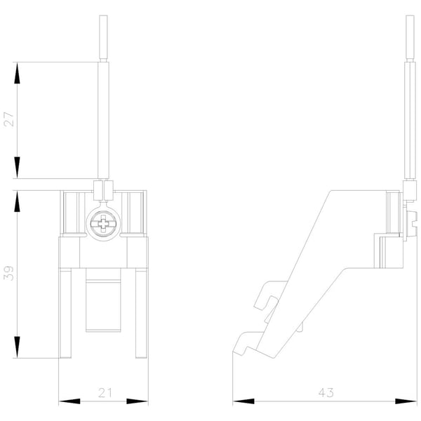 Siemens 3UF7960-0AA00-0, 25 mm, 90 mm, 20 mm, 13 g, 1 styck