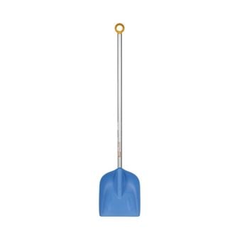 Fiskars 1001421, Snøskuffe, Plast, Blå, Sølv, firkant, Monokromatisk