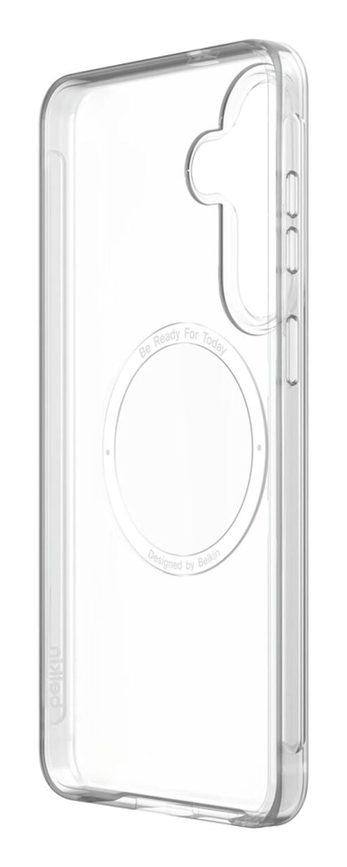 Belkin SheerForce Clear Series - Baksidesskydd för mobiltelefon - magnetisk - klar - för Samsung Galaxy S26+