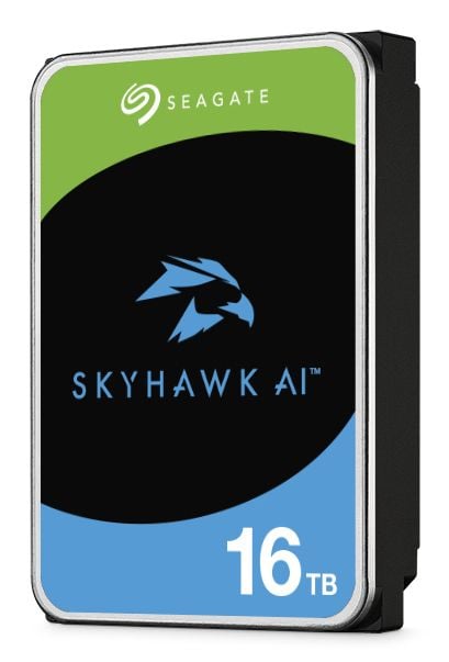 SEAGATE Skyhawk AI 16TB kiintolevy SATA 6Gb/s 512MB välimuisti 3,5 tuuman CMR Helium
