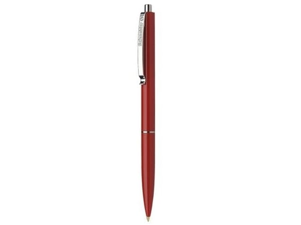 Schneider K 15 - Kulepenn - rød - medium - retraktil