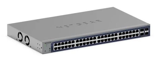 NETGEAR Smart GS752TXUP - V3 - kytkin - L3 Lite - älykäs - 48 x 10/100/1000 (PoE++) + 4 x 10 Gigabit SFP+ - pöytä, telineasennettava - PoE++