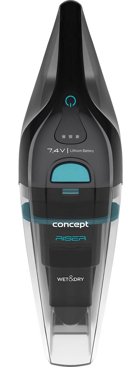 Concept VP4350 käsipölynimuri 7,2 V märkä/kuiva HEPA 12 pussiton musta