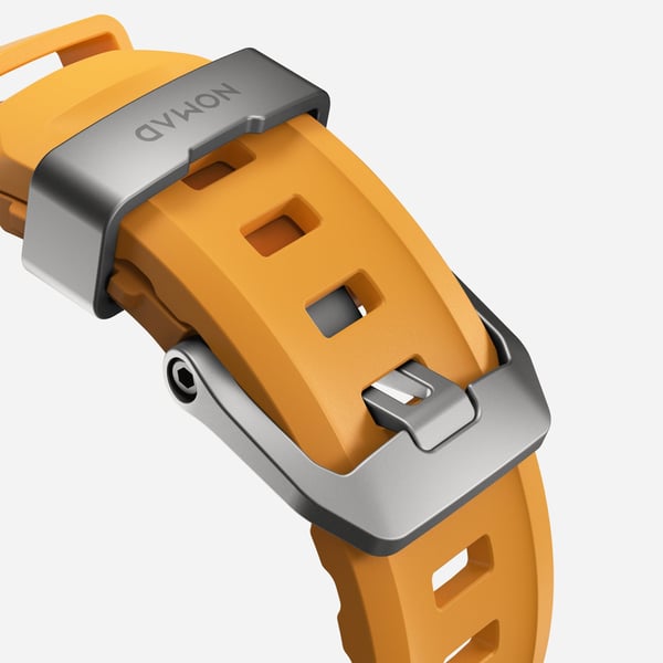 Nomad Rocky Point Band, Band, Smartwatch, Självtorkning, Apple, Ultra / 46mm, Läder, Titan