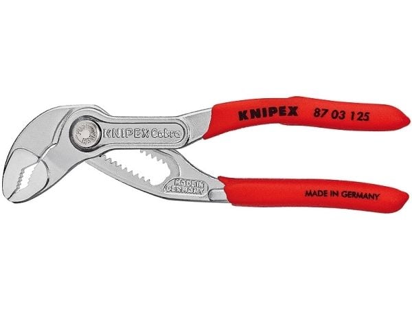 Knipex Cobra, Skrutang, 2,5 cm, 2,7 cm, Kromvanadiumstål, Plast, Rød