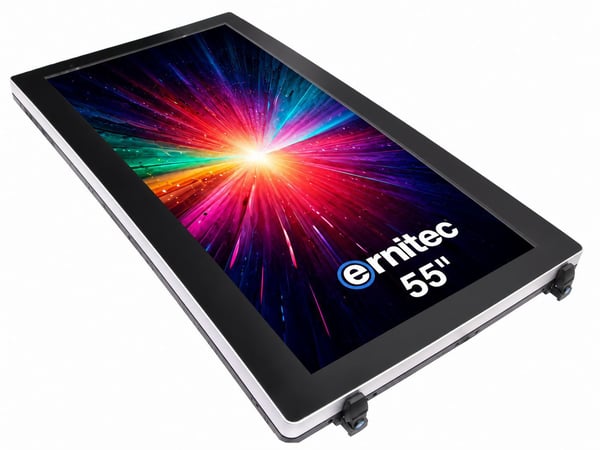 Ernitec - 55" Diagonal klass Outdoor Kiosk Series LED-bakgrundsbelyst LCD-skärm - digital skylt/kiosk - 4K UHD (2160p) 3840 x 2160 - rostfritt stål