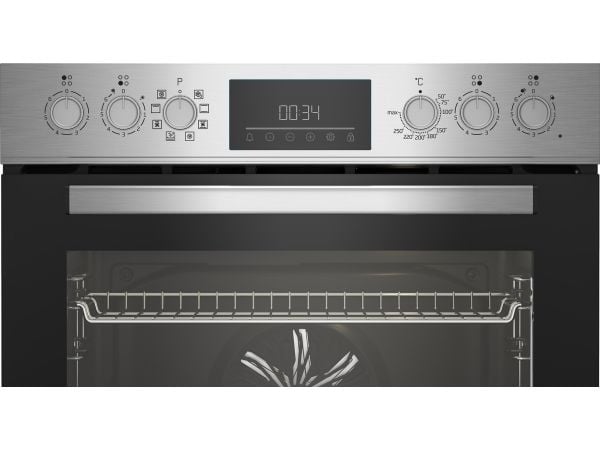 Beko BBUM12328X, Keraaminen, 4 alue(tta), Keraaminen lasi, Musta, Kosketus, 58 cm