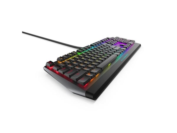 Alienware AW510K - Tangentbord - bakgrundsbelysning - USB - QWERTY - Amerikansk engelska - tangentbrytare: CHERRY MX Low Profile Red - Dark Side of...