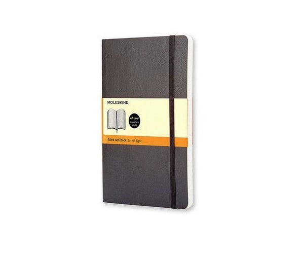 Notesbog Moleskine Classic Soft Linjeret Large Sort