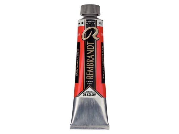 Rembrandt oljefärg tub Cadmium Red Light 303