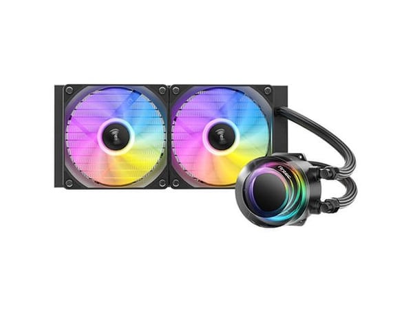 Antec Vortex Lum 240 ARGB, vätskekylningssats, 12 cm, Svart