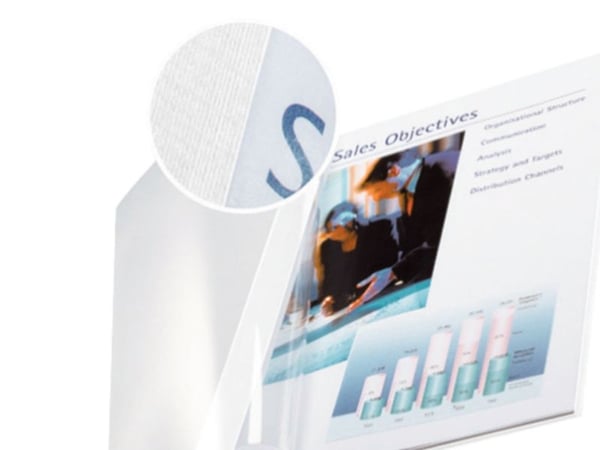 Leitz ImpressBIND - 7 mm - A4 (210 x 297 mm) - 70 ark - hvit med transparent frontdekke - mykt deksel
