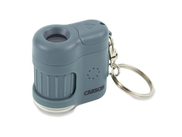 Carson MICROMINI 20X, Digitaalinen mikroskooppi, Sininen, Hopea, 20x, LED, Akku, 23 mm