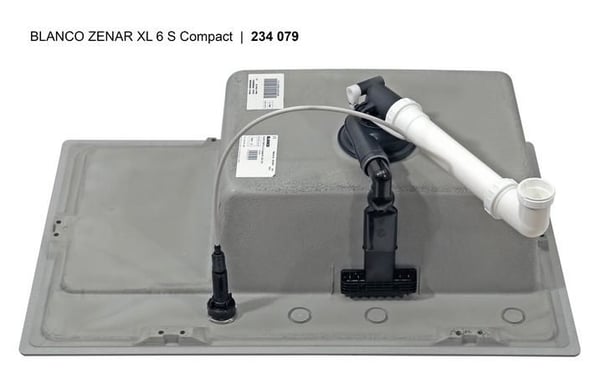 Blanco Zenar XL 6 S Compact-allas antrasiitti, automaattisella InFino-vesitulpalla, oikea allas (523774)