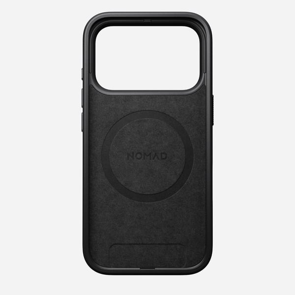 NOMAD Modern Leather Case - lærveske for iPhone 17 Pro kompatibel med MagSafe (engelsk tan-c)