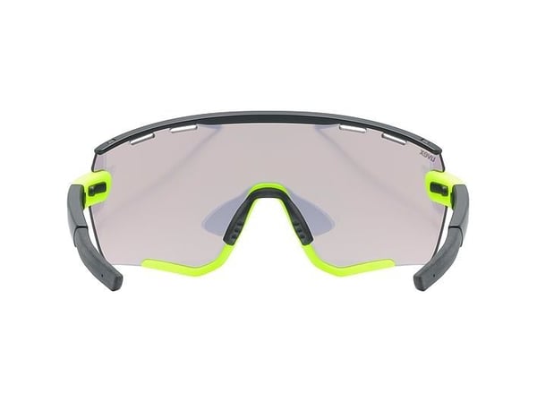 Uvex sportstyle 236 set, Multisport, Unisex, Semi-rammeløs, Sort, Gult, Gult