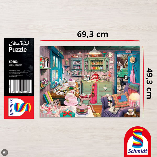 Schmidt Spiele 59653, 1000 stykker, Andre, 12 år