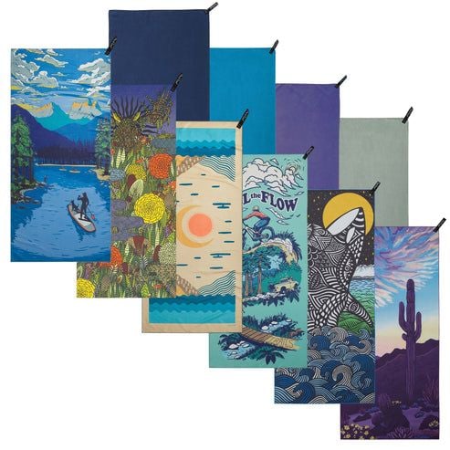 PackTowl Personal Towel, Kuva, Monivärinen, Konepesu, Suorakulmainen, Desert Aire, 1 henkilö(t)