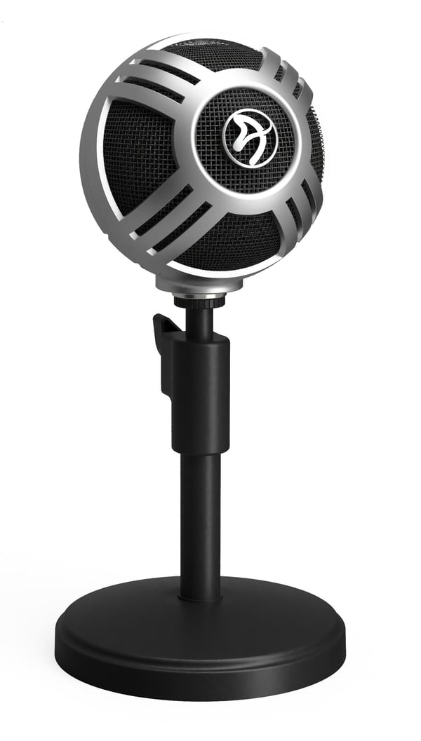 Arozzi Sfera Pro - Mikrofon - USB - sølv
