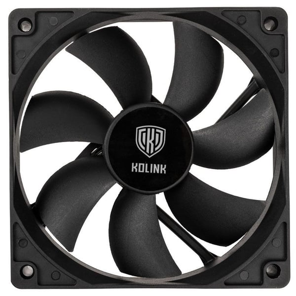 Kolink Classic HDB, Vifte, 12 cm, 1500 RPM, 52,15 cfm, Sort