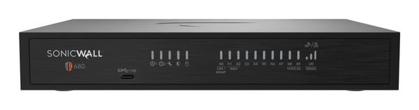 SonicWall TZ Series (Gen 8) TZ 680 - Sikkerhetsapparat - 10GbE - Wi-Fi 6 - 2.4 GHz, 5 GHz - skrivebord - for P/N: 01-SSC-0437, 01-SSC-0744, 02-SSC-...