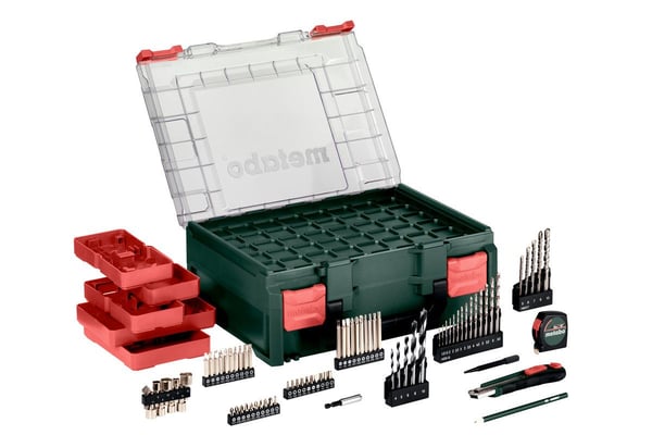 Metabo SB 18 L BL Set, Borr med pistolgrepp, utan nyckel, Borstlös, 1,3 cm, 1700 RPM, 4 cm