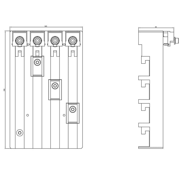 Siemens 8US1313-4AM04, 300 mm, 185 mm, 35 mm, 3,64 kg