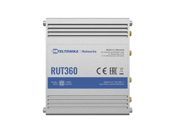Teltonika RUT360 - Trådlös router - WWAN 2,4 GHz - DIN-skenmonterbar, bordsmonterbar