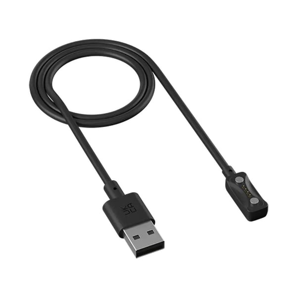 Polar Charge 2.0 - Laddningskabel för smart klocka - USB hane till 4 stiftkontakt magnetisk - svart