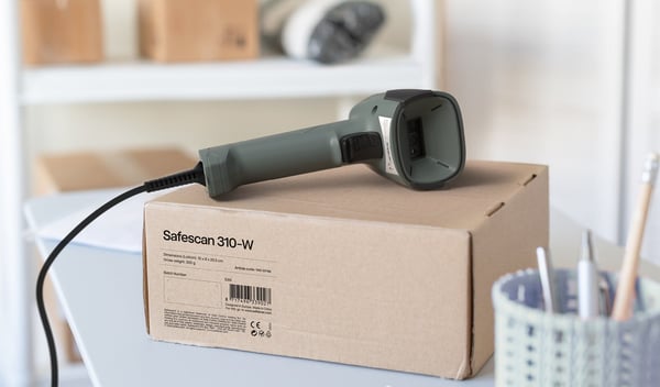 Safescan 310-W, Handhållen steckkodsläsare, 1D/2D, CMOS, Codabar, Code 39, Code 32, Interleaved 2 of 5, Code 93, Industrial 2 of 5, Matrix 2 of 5, ...