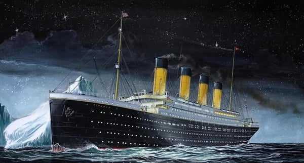 Revell R.M.S. Titanic, Modellskepp, Monteringssats, 1:1200, R.M.S. Titanic, Plast, Avancerade